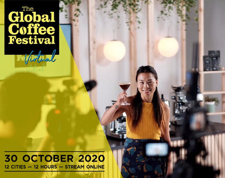 We're at the Global Coffee Festival Live!