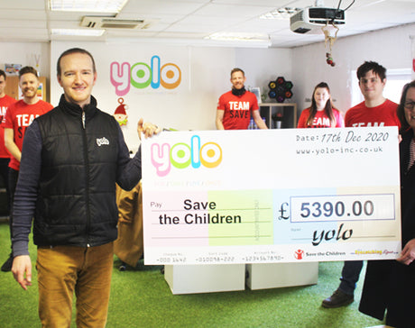 We raised £5390 for charity